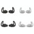 iMeBoBo A1 Shark Fin Version Nano Silicone Sleeping Noise Reduction Earplugs, Style:Three Layer(Black)