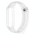 For Xiaomi Mi Band 6 (CA8856) Silicone Translucent Watch Band(White)