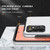 For Samsung Galaxy A72 PC + TPU Shockproof Magnetic Protective Case with Invisible Ring Holder(Silver)
