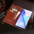 For OnePlus 9 idewei Crazy Horse Texture Horizontal Flip Leather Case with Holder & Card Slots & Wallet(Brown)