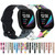 For Fitbit Versa 3 Printing Watch Band, Size:L(H)