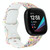 For Fitbit Versa 3 Printing Watch Band, Size:L(L)