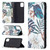 For LG K42 Colored Drawing Pattern Invisible Magnetic Horizontal Flip PU Leather Case with Holder & Card Slots & Wallet(Red Leaves)