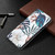 For LG K42 Colored Drawing Pattern Invisible Magnetic Horizontal Flip PU Leather Case with Holder & Card Slots & Wallet(Red Leaves)