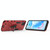 For OPPO Realme C20 PC + TPU Shockproof Protective Case with Magnetic Ring Holder(Red)