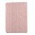 For iPad 10.2 2021 / 2020 / 2019 TPU Horizontal Deformation Flip Leather Case with Holder(Rose Red)
