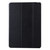 For iPad 10.2 2021 / 2020 / 2019 Silk Texture Horizontal Flip Magnetic PU Leather Case, with Three-folding Holder & Sleep / Wake-up Function(Black)