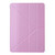 For iPad 10.2 2021 / 2020 / 2019 Silk Texture Horizontal Deformation Flip Leather Case with Holder(Pink)