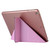 For iPad 10.2 2021 / 2020 / 2019 Silk Texture Horizontal Deformation Flip Leather Case with Holder(Pink)