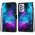 For Samsung Galaxy A52 5G Coloured Drawing Cross Texture Horizontal Flip PU Leather Case with Holder & Card Slots & Wallet & Lanyard(Purple Green Starry Sky) For Samsung Galaxy A52 5G Coloured Drawing Cross Texture Horizontal Flip PU Leather Case with Holder & Card Slots & Wallet & Lanyard(Purple Green Starry Sky)