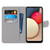 For Samsung Galaxy A02s / M02s Coloured Drawing Cross Texture Horizontal Flip PU Leather Case with Holder & Card Slots & Wallet & Lanyard(Fission Lion)