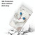 For Huawei P Smart 2021 / Y7a Coloured Drawing Cross Texture Horizontal Flip PU Leather Case with Holder & Card Slots & Wallet & Lanyard(White Kitten)