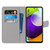 For Samsung Galaxy A52 5G / 4G Coloured Drawing Cross Texture Horizontal Flip PU Leather Case with Holder & Card Slots & Wallet & Lanyard(Cat Drinking Soda)