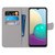 For Samsung Galaxy A02 / M02 Coloured Drawing Cross Texture Horizontal Flip PU Leather Case with Holder & Card Slots & Wallet & Lanyard(Dick Rose Wolf)