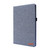 For Lenovo Tab P11 Horizontal Flip TPU + Fabric PU Leather Protective Case with Name Card Clip(Dark Blue)