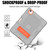 Contrast Color Robot Shockproof Silicone + PC Protective Case with Holder For iPad Air 2022 / 2020 10.9 inch(Grey Orange)