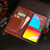For HTC Desire 21 Pro 5G idewei Crazy Horse Texture Horizontal Flip Leather Case with Holder & Card Slots & Wallet(Dark Blue)