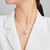 S925 Sterling Silver Heart To Heart Women Nacklace Jewelry S925 Sterling Silver Heart To Heart Women Nacklace Jewelry