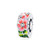 S925 Sterling Silver Colorful Flowers Beads DIY Bracelet Necklace Accessories