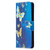 For Samsung Galaxy A02s (EU Version) Colored Drawing Pattern Horizontal Flip Leather Case with Holder & Card Slots & Wallet(Blue Butterfly)