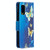 For Samsung Galaxy A02s (EU Version) Colored Drawing Pattern Horizontal Flip Leather Case with Holder & Card Slots & Wallet(Blue Butterfly)