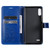 For LG K22 / K22 Plus 3D Butterflies Embossing Pattern Horizontal Flip Leather Case with Holder & Card Slot & Wallet(Blue)