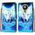 For Nokia 5.3 Coloured Drawing Cross Texture Horizontal Flip PU Leather Case with Holder & Card Slots & Wallet & Lanyard(Dick Rose Wolf)