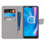 For Alcatel 1SE 2020 Coloured Drawing Cross Texture Horizontal Flip PU Leather Case with Holder & Card Slots & Wallet & Lanyard(Wild Rose)