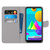 For Samsung Galaxy M01 Coloured Drawing Cross Texture Horizontal Flip PU Leather Case with Holder & Card Slots & Wallet & Lanyard(Fission Lion)
