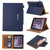 For iPad 10.2 2021 / 2020 / 2019 Business Style Horizontal Flip Leather Case with Holder & Card Slot & Photo Frame & Wallet(Blue)