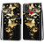 For Samsung Galaxy A21s Coloured Drawing Cross Texture Horizontal Flip PU Leather Case with Holder & Card Slots & Wallet & Lanyard(Golden Butterfly Group)