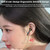 F730 TWS IPX4 Waterproof Digital Display Half in-ear Bluetooth Earphone (Black)