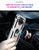 For Xiaomi Mi 10T Lite 5G Shockproof TPU + PC Protective Case with 360 Degree Rotating Holder(Silver)
