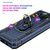 For Xiaomi Mi 10T Lite 5G Shockproof TPU + PC Protective Case with 360 Degree Rotating Holder(Blue)
