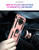 For Xiaomi Mi 10T Lite 5G Shockproof TPU + PC Protective Case with 360 Degree Rotating Holder(Rose Gold)