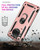For Xiaomi Mi 10T Lite 5G Shockproof TPU + PC Protective Case with 360 Degree Rotating Holder(Rose Gold)