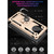 For Xiaomi Mi 10T Lite 5G Shockproof TPU + PC Protective Case with 360 Degree Rotating Holder(Gold)