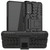 For Xiaomi Poco M3 /Redmi Note 9 4G Tire Texture Shockproof TPU+PC Protective Case with Holder(Black)