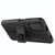 For Xiaomi Poco M3 /Redmi Note 9 4G Tire Texture Shockproof TPU+PC Protective Case with Holder(Black)
