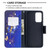 For Samsung Galaxy A52 5G / 4G Colored Drawing Pattern Horizontal Flip Leather Case with Holder & Card Slots & Wallet(Purple Butterfly)