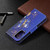 For Samsung Galaxy A52 5G / 4G Colored Drawing Pattern Horizontal Flip Leather Case with Holder & Card Slots & Wallet(Purple Butterfly)