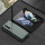 For Samsung Galaxy Z Fold3 5G GKK Ultra-thin PC Phone Flip Case with Side Pen Slot(Dark Night Green)