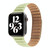 Loop Leather Watch Band For Apple Watch Series 7 41mm / 6 & SE & 5 & 4 40mm / 3 & 2 & 1 38mm(Grass Green)