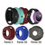 For Garmin Fenix 5S Solid Color Silicone Watch Protective Case(Blue)