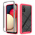 For Samsung Galaxy A02s(US Edition) Starry Sky Solid Color Series Shockproof PC + TPU Protective Case(Red)