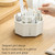 Simple Modern Large Capacity Office Desktop Storage Pen Holder, Colour: Blue Rotary
