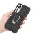 Ring Holder PU Phone Case For Xiaomi 12 Pro(Purple)