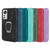 Ring Holder PU Phone Case For Xiaomi 12 Pro(Purple)