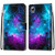 For ZTE Blade L8 / A3 2019 Coloured Drawing Cross Texture Horizontal Flip PU Leather Case with Holder & Card Slots & Wallet & Lanyard(Purple Green Starry Sky)