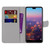 For Huawei P20 Pro Coloured Drawing Cross Texture Horizontal Flip PU Leather Case with Holder & Card Slots & Wallet & Lanyard(Colorful  Cakes)